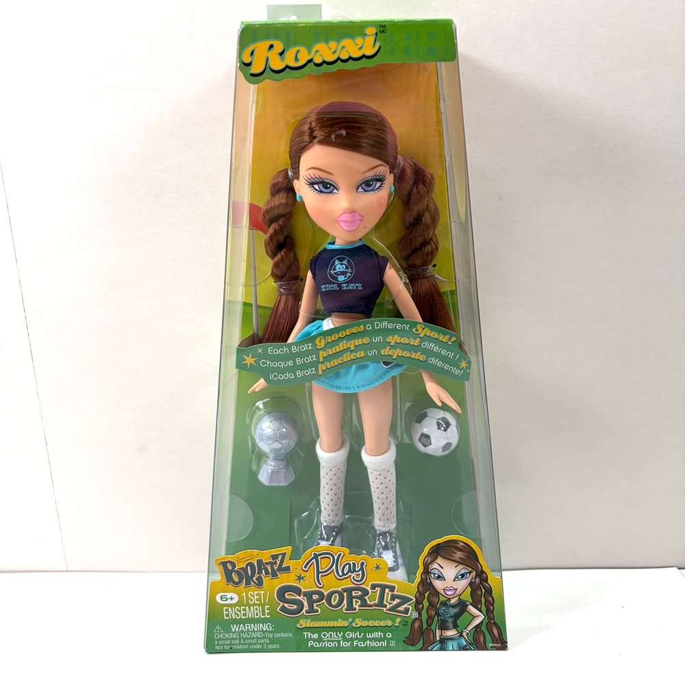 Bratz Play Sportz Roxxi Slammin' Soccer Doll 2025 NIB NRFB MGA Fashion Doll